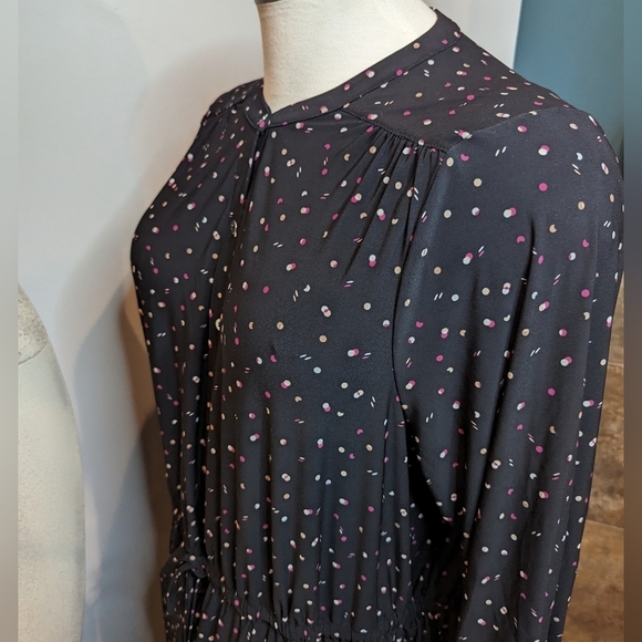 Penningtons Black dot pattern Fit and Flare Dress Size 3x - Picture 10 of 14